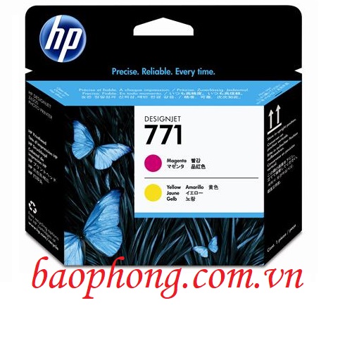Đầu in HP 771 Magenta and Yellow (CE018A)  dùng cho máy in HP Z6200/Z6800
