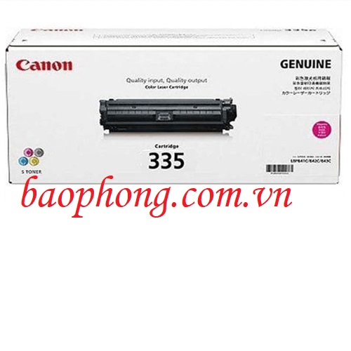 Hộp mực Laser màu Canon 335 Magenta dùng cho máy in Canon LBP 841CDN